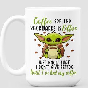 Yoda Coffee Mug, 15oz Premium Quality